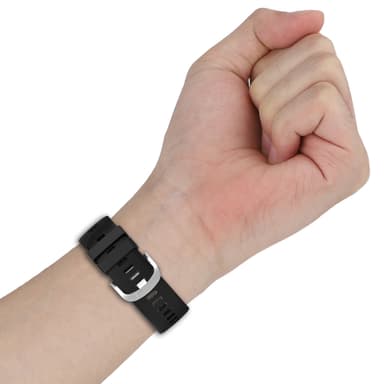 Klockarmband silikon Grå