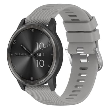 Klockarmband silikon Grå