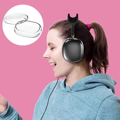 Skyddande skal för hörlurar 1 par Transparent