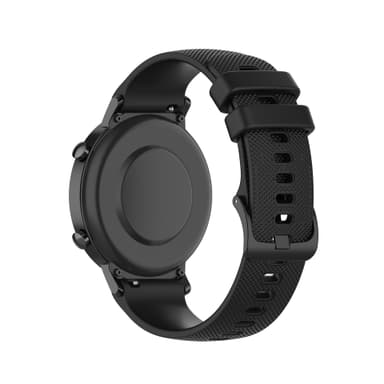 Klockarmband silikon Svart 20 mm