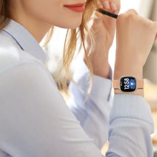 Klockarmband i rostfritt stål Rose guld