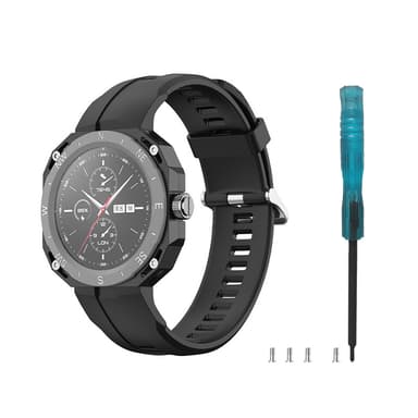 Klockarmband silikon Svart