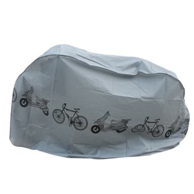 Cykelöverdrag, regnskydd och UV-skydd Silver