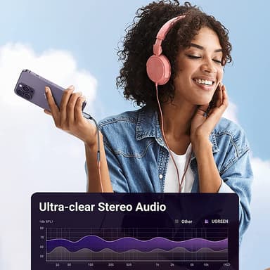 32bit / 384kHz USB-C till 3,5 mm ljudadapterkabel DAC-adapter Grå