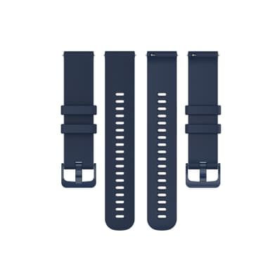 Klockarmband silikon Blå 20 mm