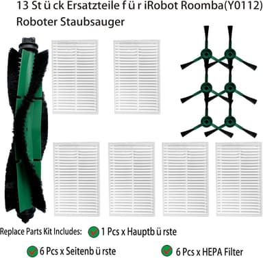 iRobot Roomba Robot Vakuum Ersättningsdelar Kit