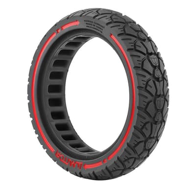 Punkteringsfritt däck Xiaomi M365 8,5x2,0 (230x50) Svart/röd