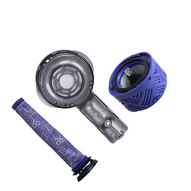 Dyson V6 Dammsugartillbehörssats: Motorbakstycke, För- och Efterfilter