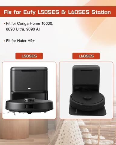 Ersättningsdammpåse för Conga Home 10000, 8090 Ultra, 9090 AI 10-pack