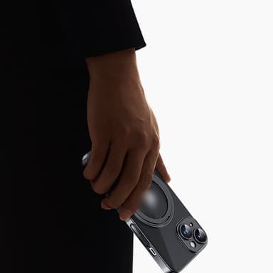 Magnetiskt skyddande telefonfodral med osynligt stativ för iPhone  iPh