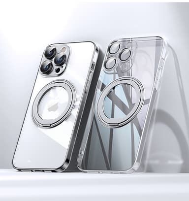 Magnetiskt skyddande telefonfodral med osynligt stativ för iPhone  iPh