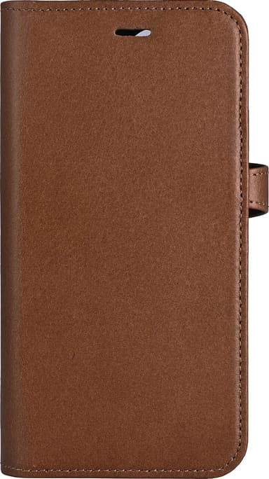 Buffalo iPhone 16 2in1 Läder MagSeries plånboksfodral (brunt)