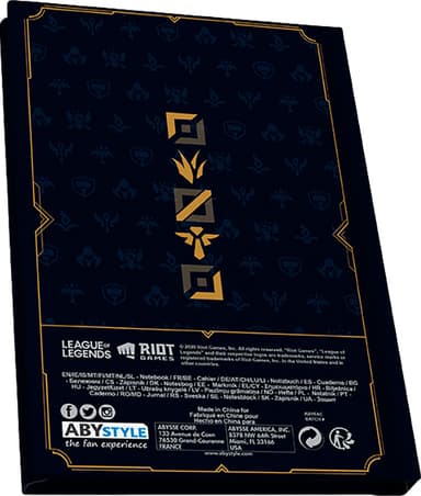 ABYStyle League Of Legends set med glass, nål & anteckningsbok