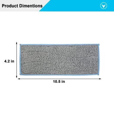 iRobot Braava Jet m6/6012/6110/6112 Tvättbara moppdynor 8-pack Grå