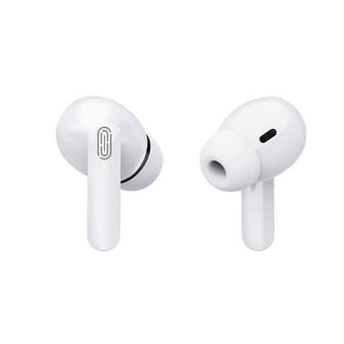 Trådlösa hörlurar Bluetooth 5.0 touchkontroll IPX5 Vit
