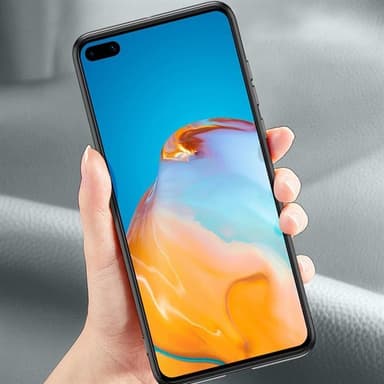 Stötsäkert mobilskal med trämotiv till Huawei P40 Pro+