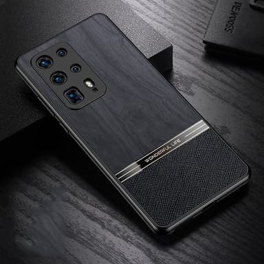 Stötsäkert mobilskal med trämotiv till Huawei P40 Pro+