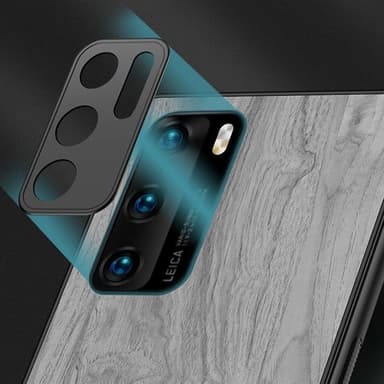 Stötsäkert mobilskal med trämotiv till Huawei P40 Pro+