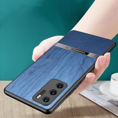 Stötsäkert mobilskal med trämotiv till Huawei P40 Pro+
