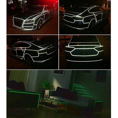 Självlysande fluoroscerande tejp - 10meter