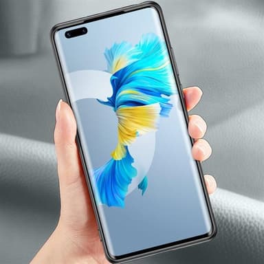 Stötsäkert mobilskal med trämotiv till Huawei Mate 40 Pro+