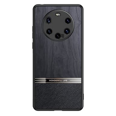 Stötsäkert mobilskal med trämotiv till Huawei Mate 40 Pro+