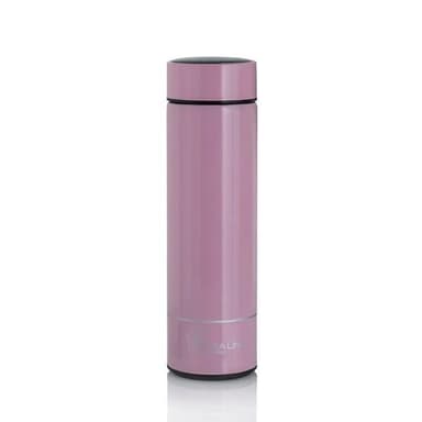 Rosa Termos med termometer med LED-display 500ml