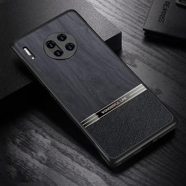 Stötsäkert mobilskal med trämotiv till Huawei Mate 30 Pro