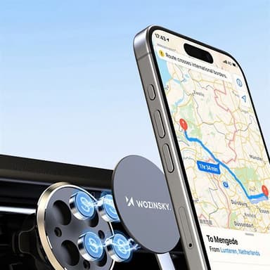 Mobilhållare med magnetisk funktion för fläktgallret