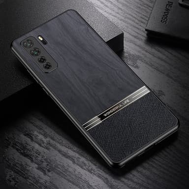 Stötsäkert mobilskal med trämotiv till Huawei nova 7 SE
