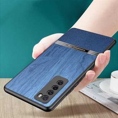 Stötsäkert mobilskal med trämotiv till Huawei nova 7 SE