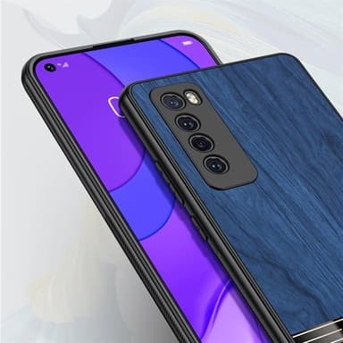 Stötsäkert mobilskal med trämotiv till Huawei nova 7 SE