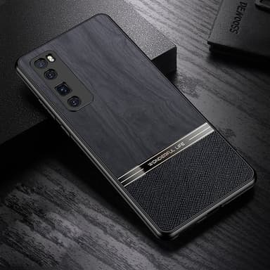 Stötsäkert mobilskal med trämotiv till Huawei nova 7 Pro 5G