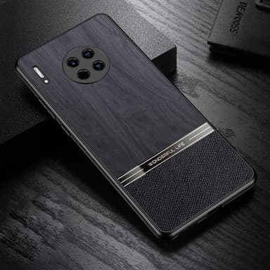 Stötsäkert mobilskal med trämotiv till Huawei Mate 30