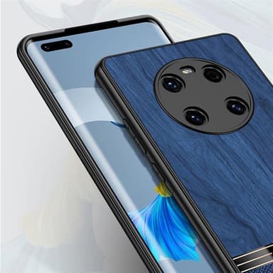 Stötsäkert mobilskal med trämotiv till Huawei Mate 30