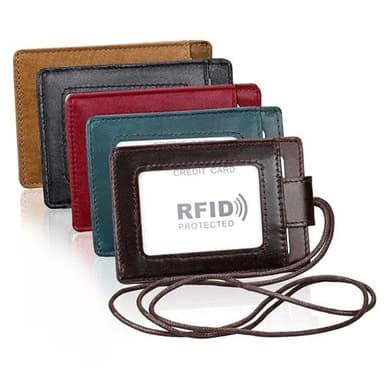 RFID korthållare med nackrem och ID-bricka