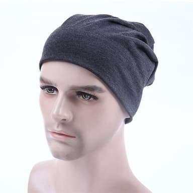 Beanie Mössa Mörk Grå