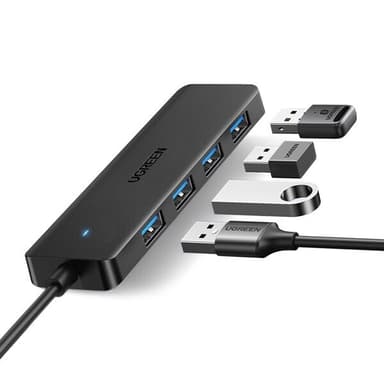 Ugreen USB-Hubb med 4xUSB 3.0 & USB-kabel