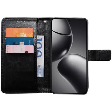 Plånboksfodral 3-kort Xiaomi 14T Pro - Svart