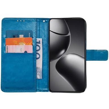 Plånboksfodral 3-kort Xiaomi 14T Pro - Ljusblå
