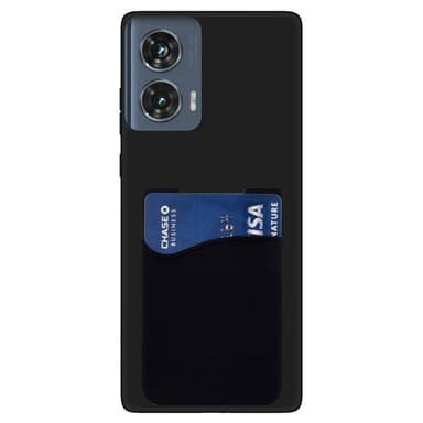 Silikon skal med korthållare Motorola G35 - Svart