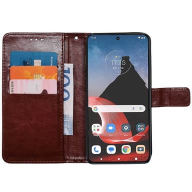 Plånboksfodral 3-kort Motorola ThinkPhone - Brun