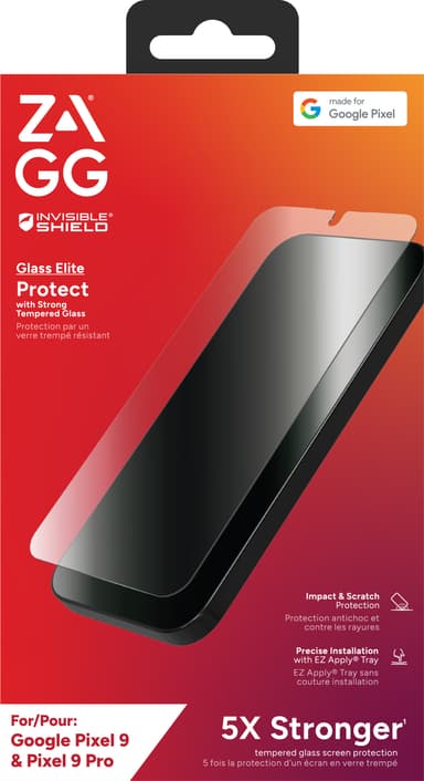 Zagg Glass Elite Google Pixel 9/9 Pro skärmskydd