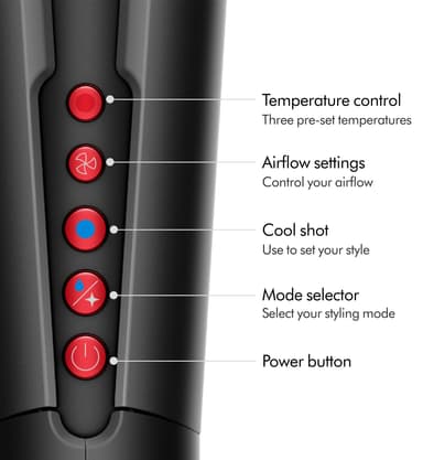 Dyson Airstrait plattång (Onyx/guld)