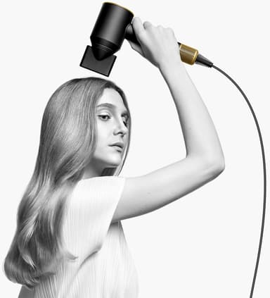 Dyson Supersonic hårtork (Onyx/guld)
