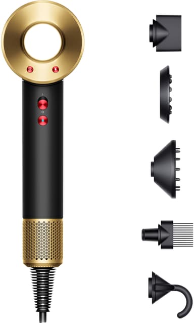Dyson Supersonic hårtork (Onyx/guld)