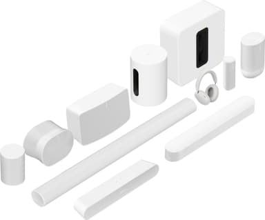 Sonos Sub 4 trådlös subwoofer (vit)