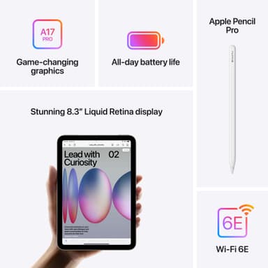 iPad mini A17 Pro Wi-Fi 512GB  (Space Grey)