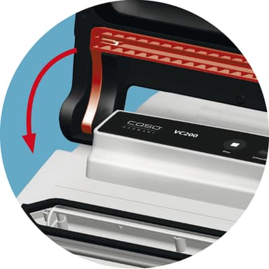 Caso VC 200 vacuumförpackare CS1390 (silver)