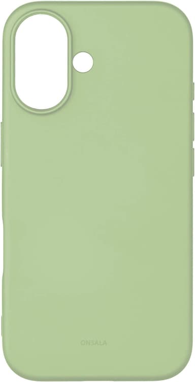 Onsala iPhone 16 silikonfodral (lime)